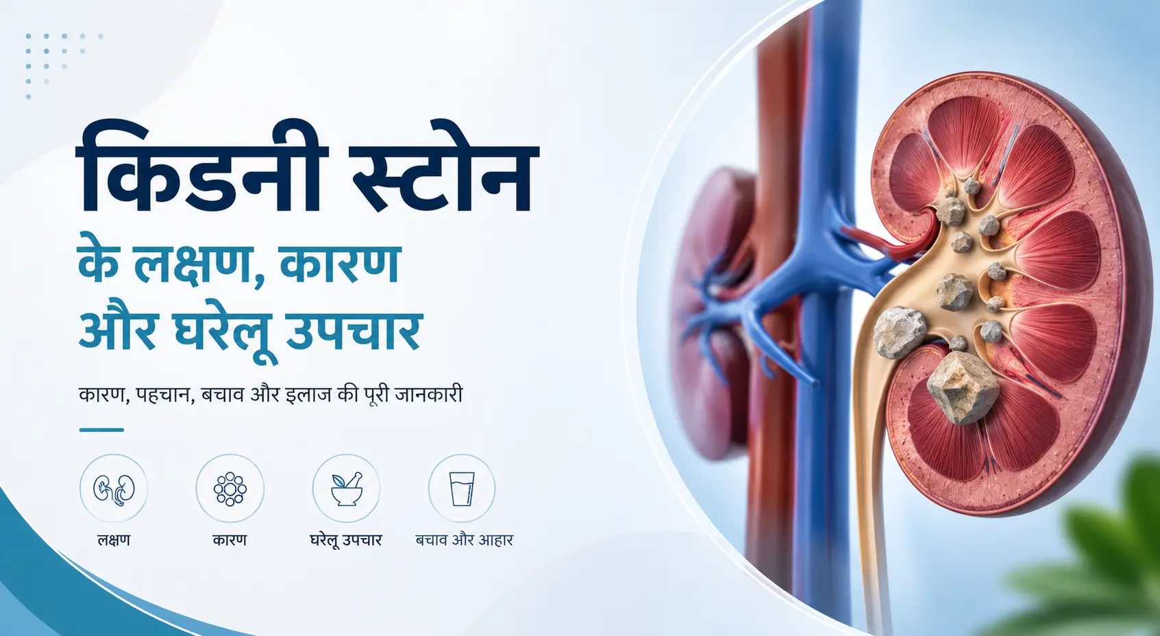 किडनी स्टोन के लक्षण, कारण और घरेलू उपचार